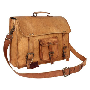 Travel Satchel Flight Bag ,Large Leather Messenger Bag..