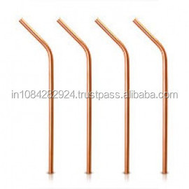 100% Food Safe Copper Drinking Straws, Copper Drinking Pipe, Straw for Moscow mule