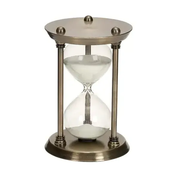 Latest Durable clock Metal Hour Glass Frame Gold Hourglass Sand Timer Clock for home decor in Usage In Wholesale