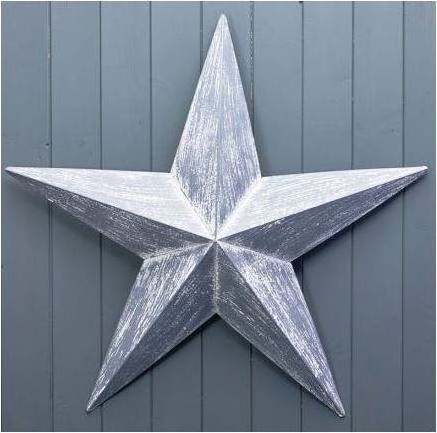 New hanging metal wall star grey white Christmas decoration for home party hanging decor new year Xmas party