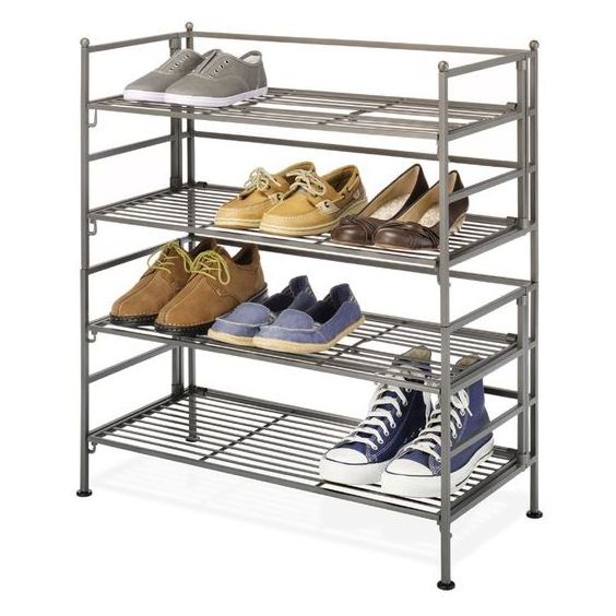 New Designer Latest Arrival Shoe Rack Heavy Duty Good Price Rectangle Shape Boots & Shoe Storage Rack In Bulk