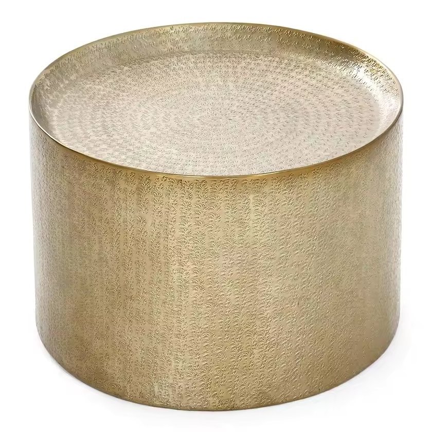 Sofa Drum Side Table Vintage Look Wholesale Price Furniture Latest Design Table Use For Farmhouse