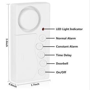 Premium Quality Door Ajar Alarm With Inbuilt Loud Buzzer and Battery Prevents Unauthorized Entry Exit Home Sekurity Alarm System