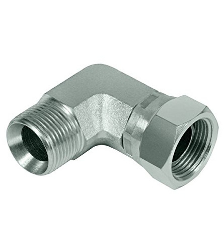 high quality swivel nut elbow BSPP male transition joint hydraulic adapter with swivel nut elbow hydraulic fitting