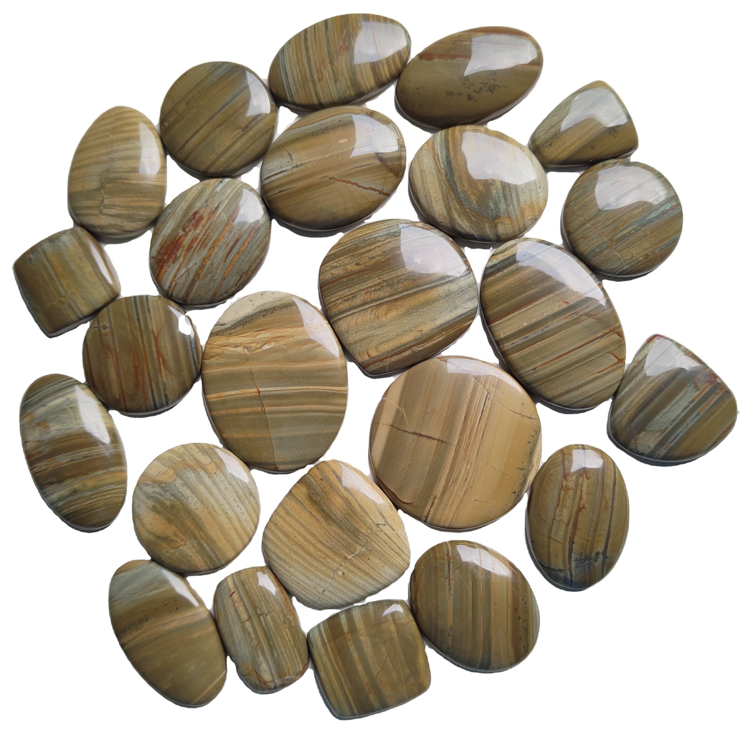 Hot Selling Low Price Imperial Jasper Loose Gemstone Mix Shape & Size Imperial Jasper Cabochon Lot Handmade Stone For Jewelry