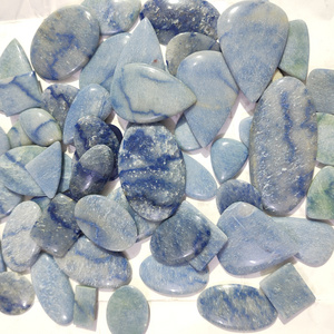 Natural Blue Aventurine Loose Gemstone Wholesale Price Aventurine Cabochon Mix Shape Top Quality Handmade For Jewelry