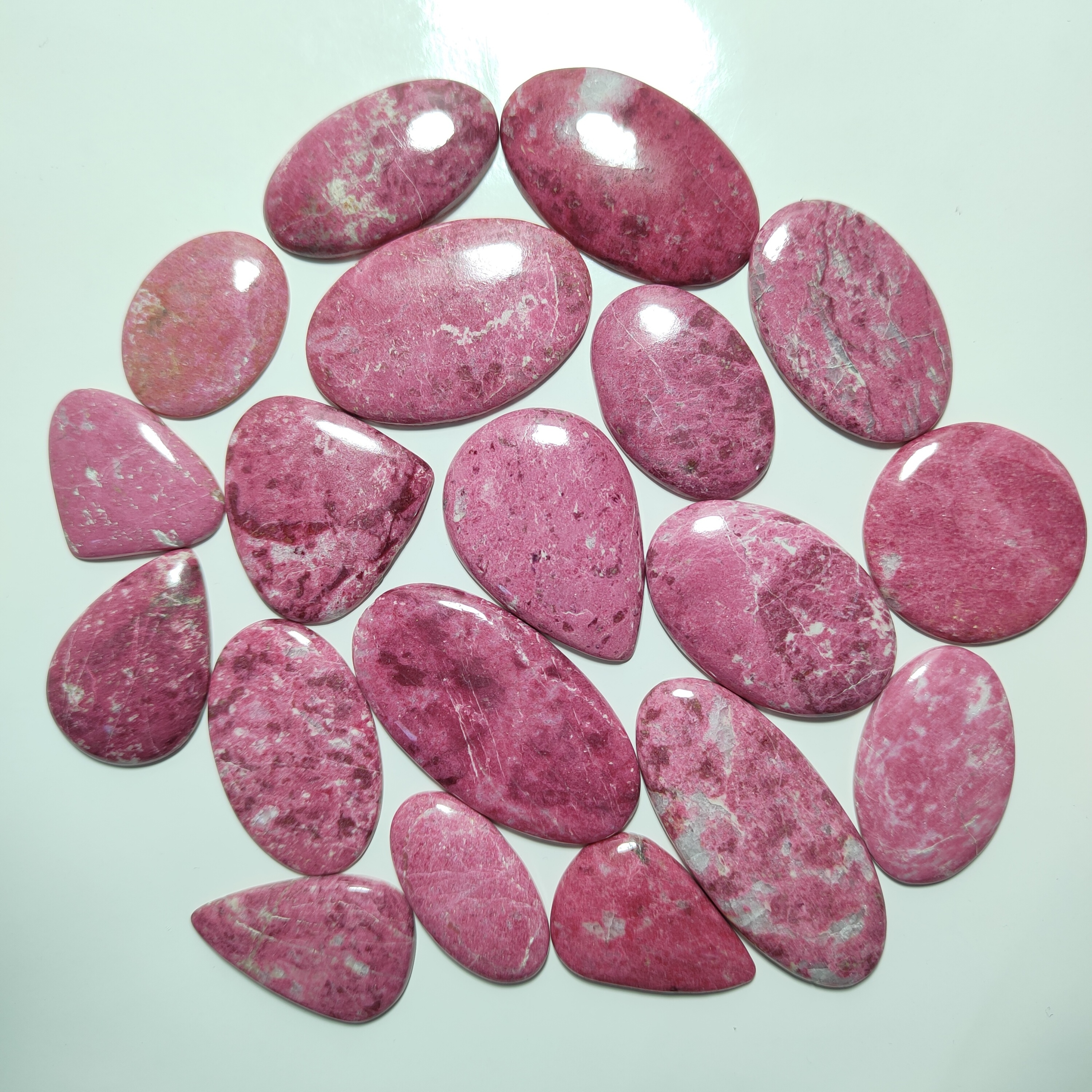 Top Quality Wholesale Price Thulite Jasper Loose Gemstone Amazing Wonderful High Grade Handmade Thulite Cabochon For Jewellery