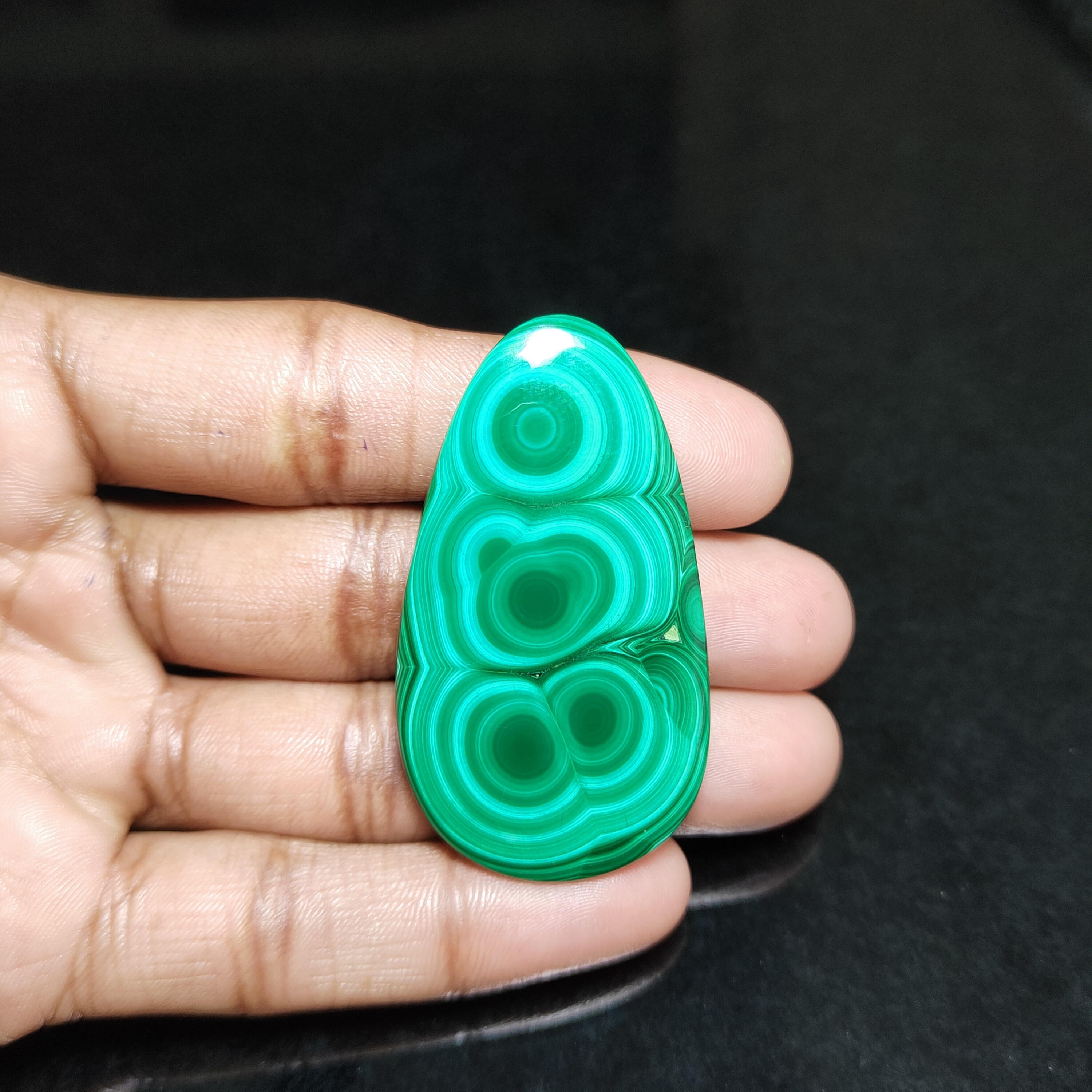 Natural Green Malachite Loose Gemstones Wholesale Factory Price Malachite Cabochon Malachite Green Authentic Stone For Jewelry