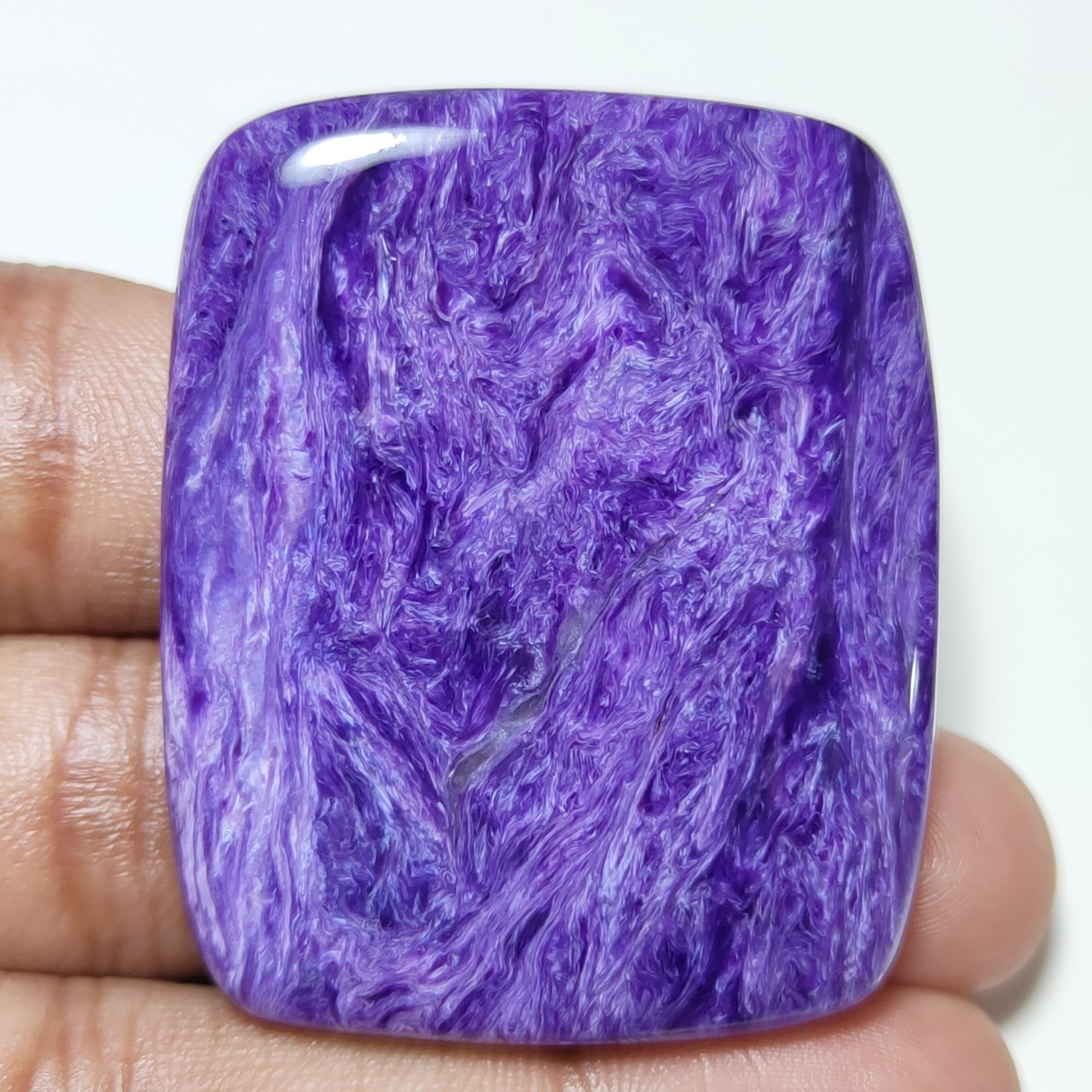 Top Grade Charoite Cabochon Wholesale Charoite Gemstone in Bulk Gemstone at Factory Prices 100%Natural Charoite Cabochon