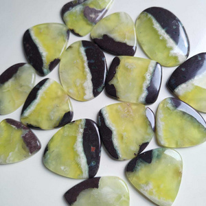 Wholesale price Top quality Prehnit Loose Gemstone Handmade Natural stone High Grade loose gemstone For Jewelry Making