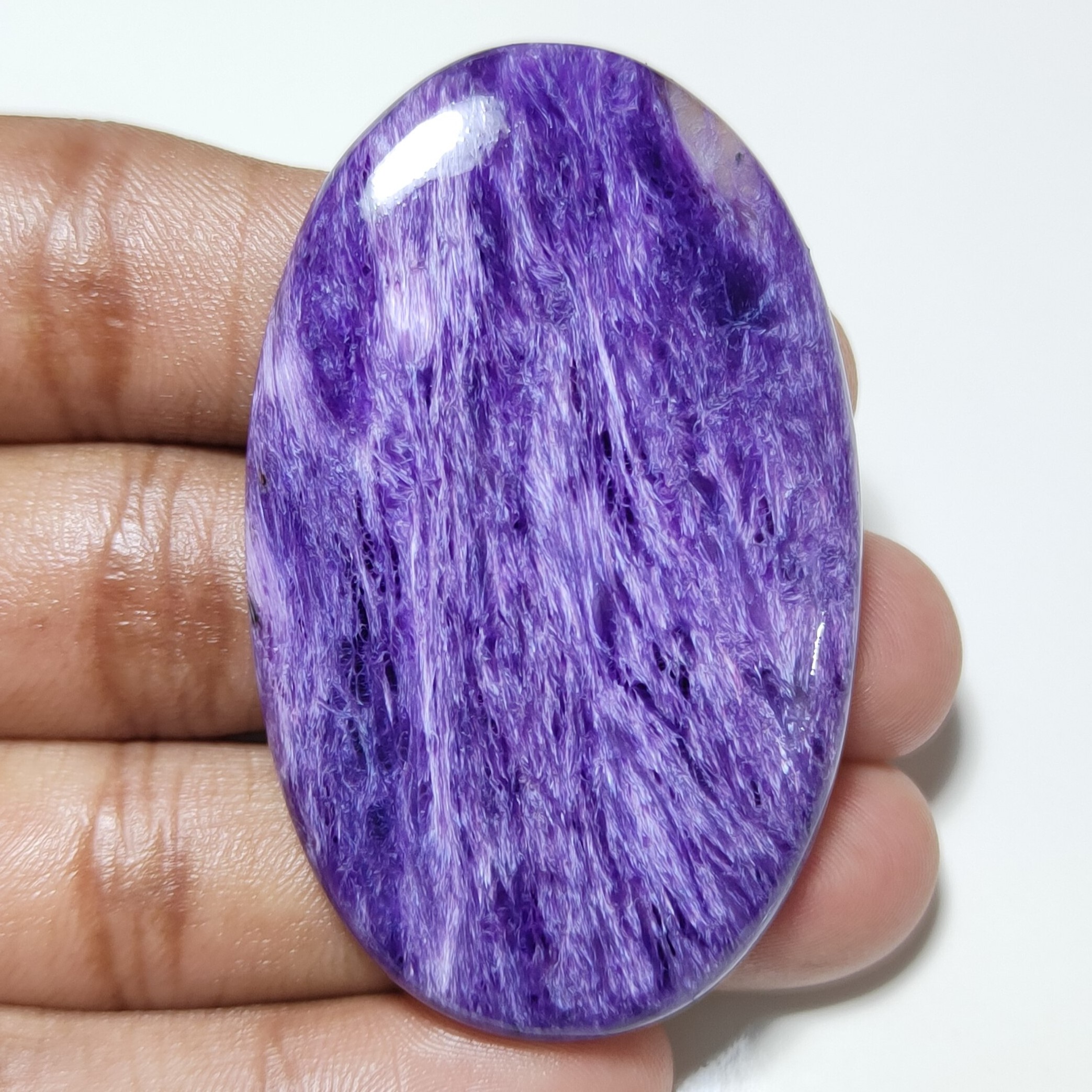 Top Grade Charoite Cabochon Wholesale Charoite Gemstone in Bulk Gemstone at Factory Prices 100%Natural Charoite Cabochon