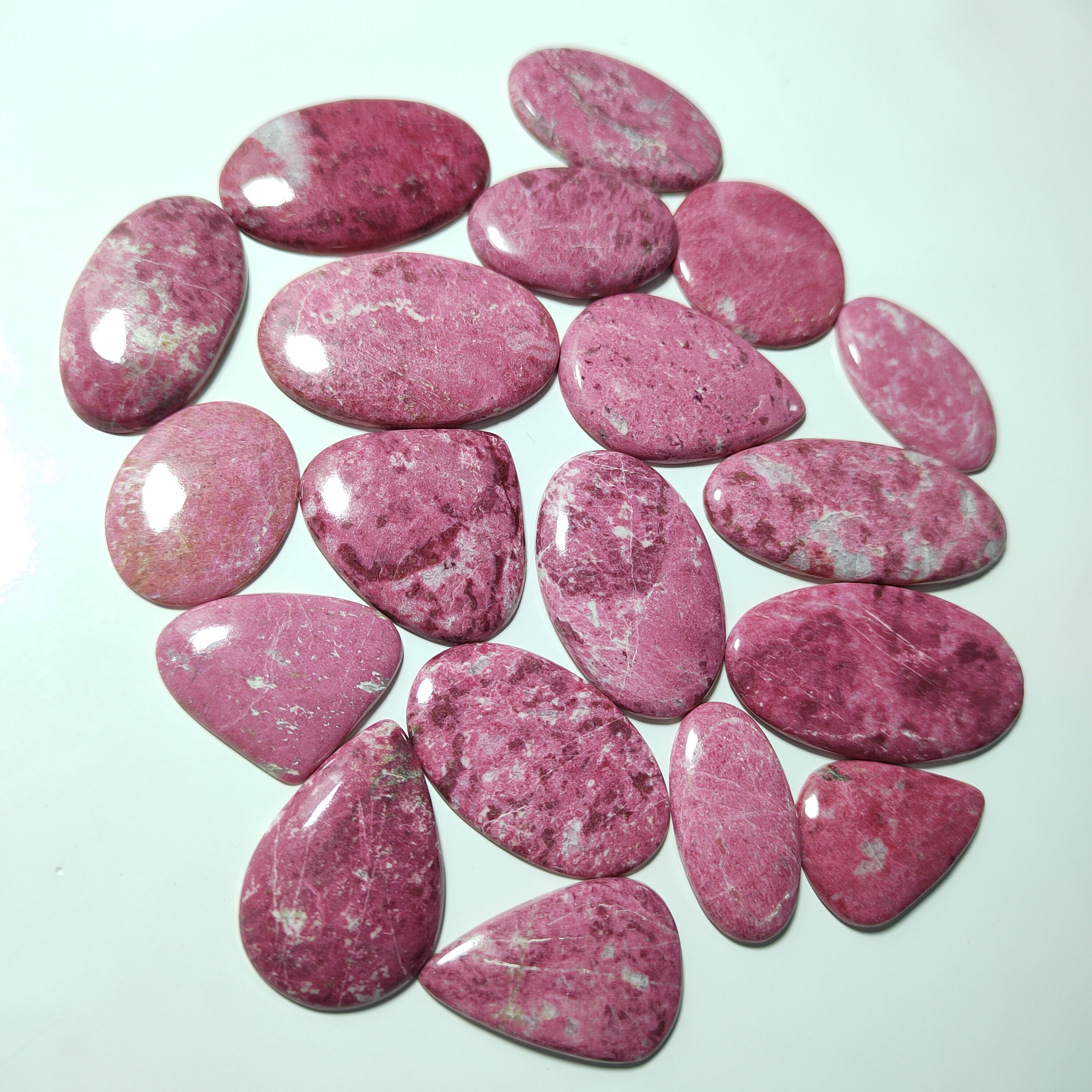 Top Quality Wholesale Price Thulite Jasper Loose Gemstone Amazing Wonderful High Grade Handmade Thulite Cabochon For Jewellery