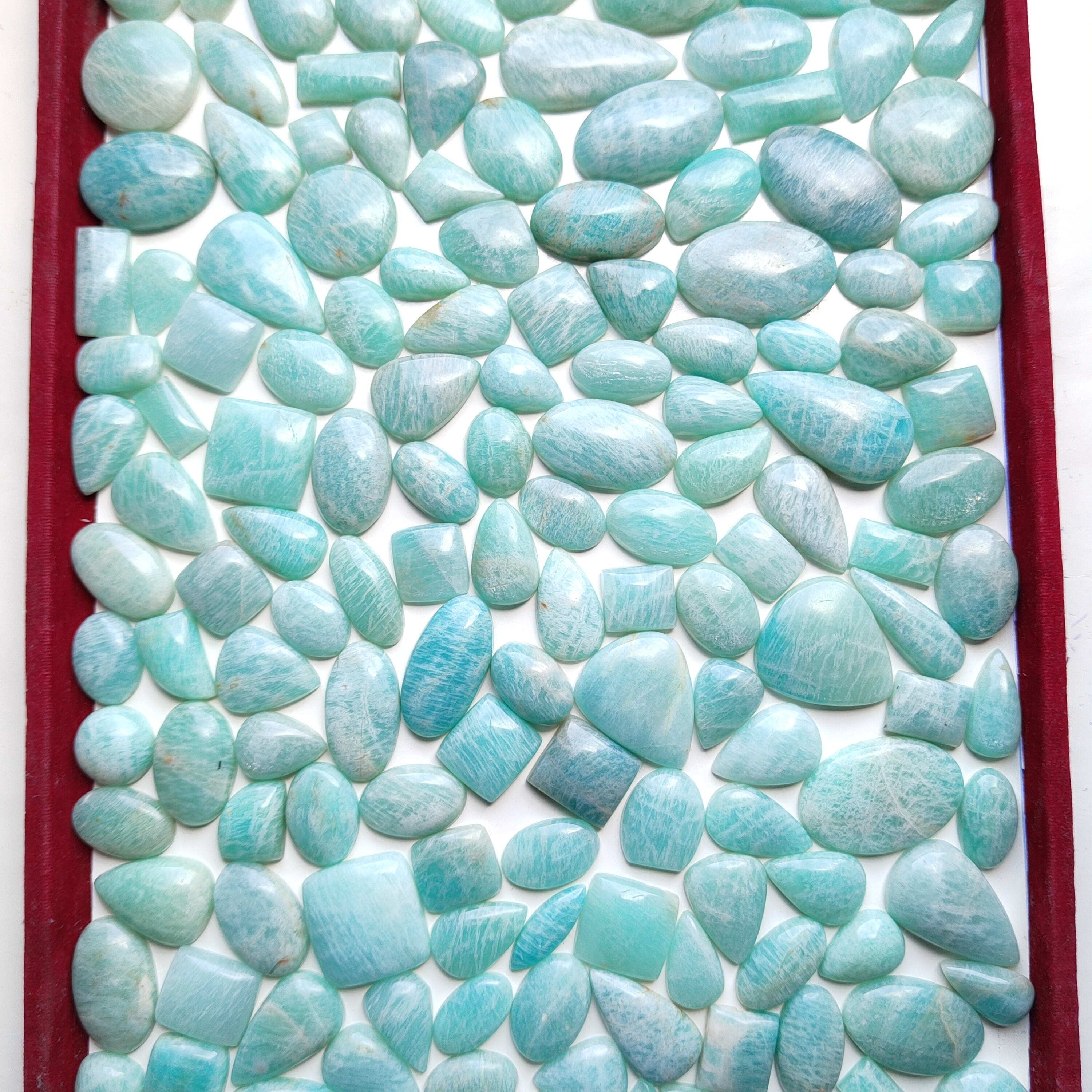 Hot Selling Amazonite Gemstone Wholesale Price Amazonite Cabochon Natural Amazonite Healing Chrystal Available At Bulk Quantity