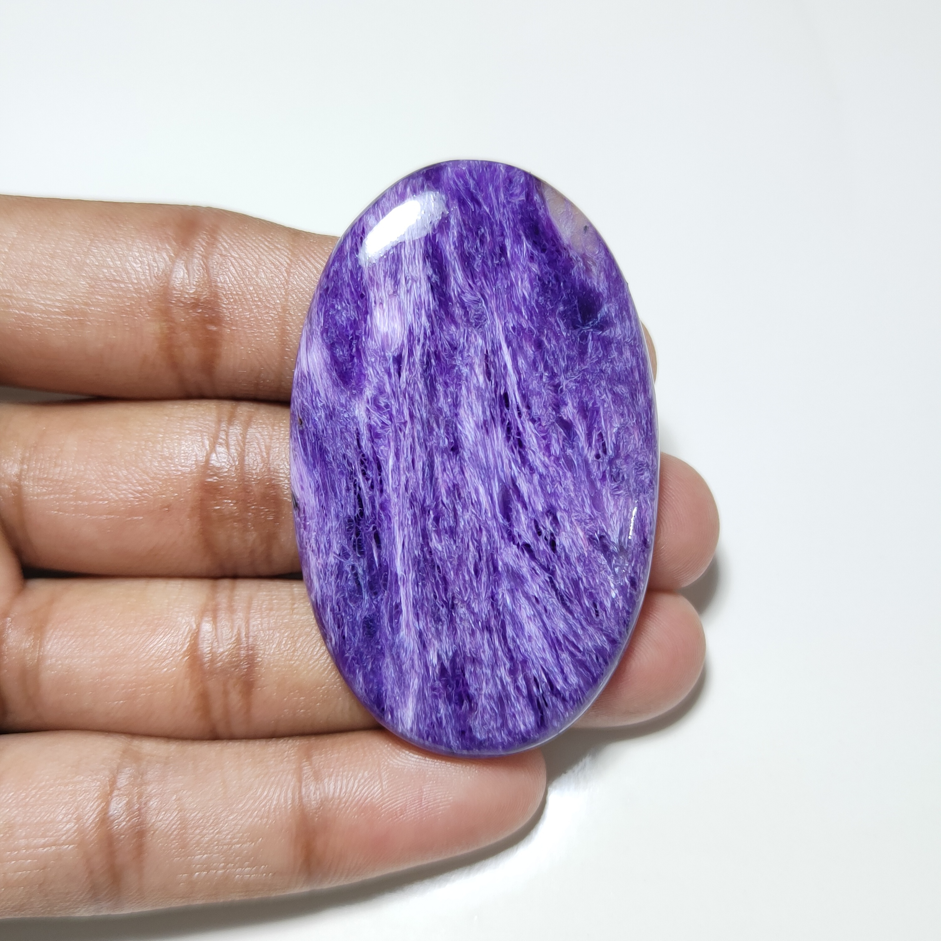 Top Grade Charoite Cabochon Wholesale Charoite Gemstone in Bulk Gemstone at Factory Prices 100%Natural Charoite Cabochon