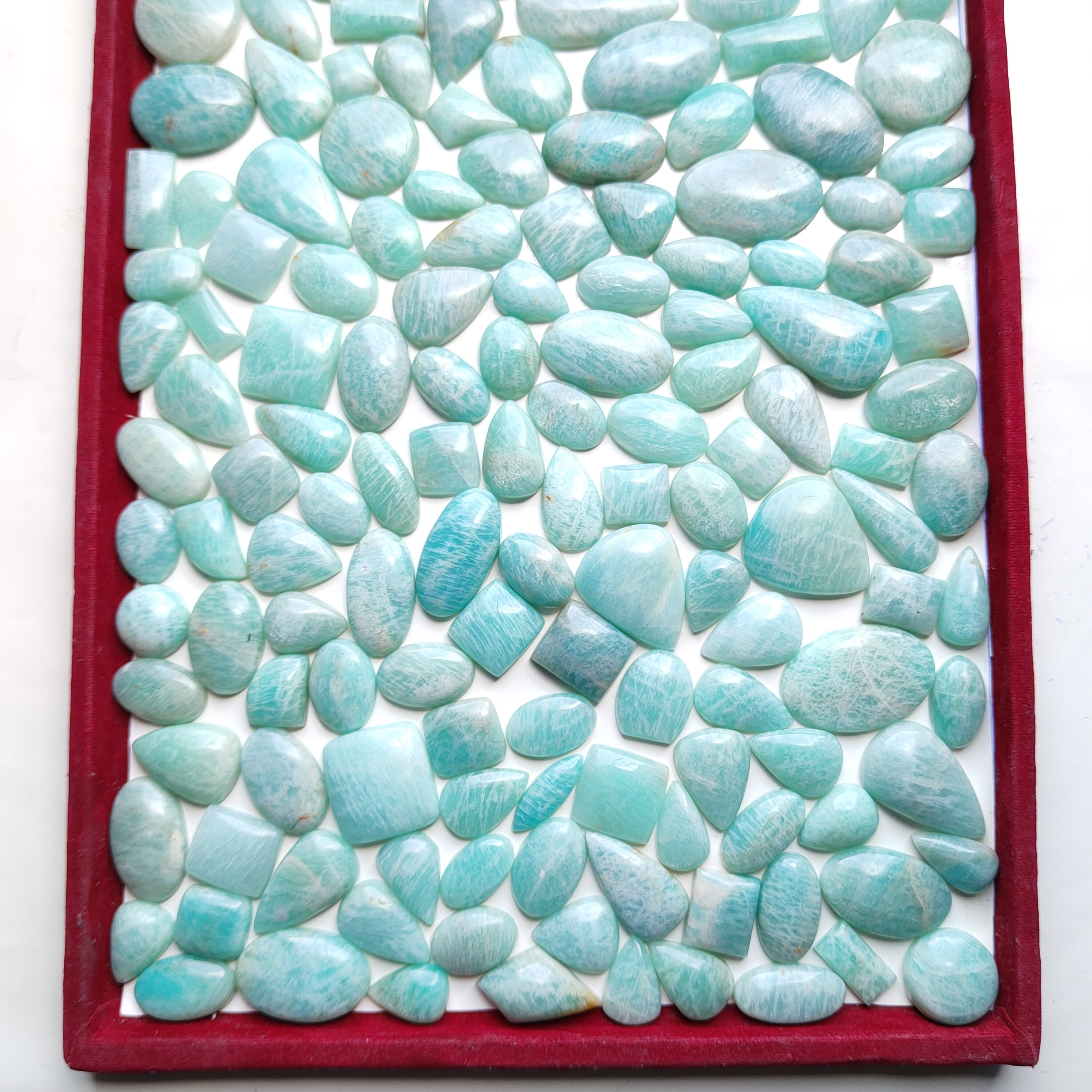 Hot Selling Amazonite Gemstone Wholesale Price Amazonite Cabochon Natural Amazonite Healing Chrystal Available At Bulk Quantity