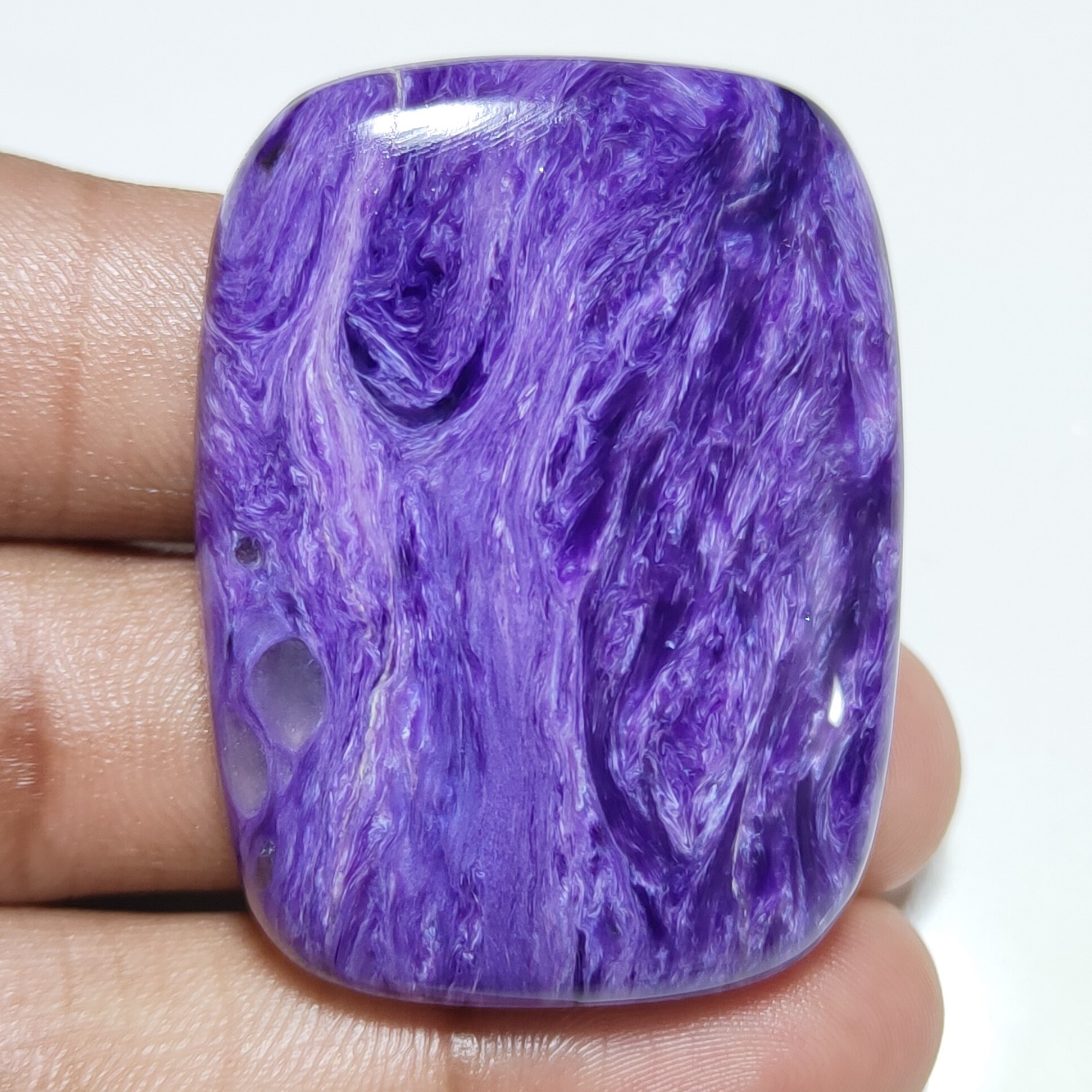 Top Grade Charoite Cabochon Wholesale Charoite Gemstone in Bulk Gemstone at Factory Prices 100%Natural Charoite Cabochon