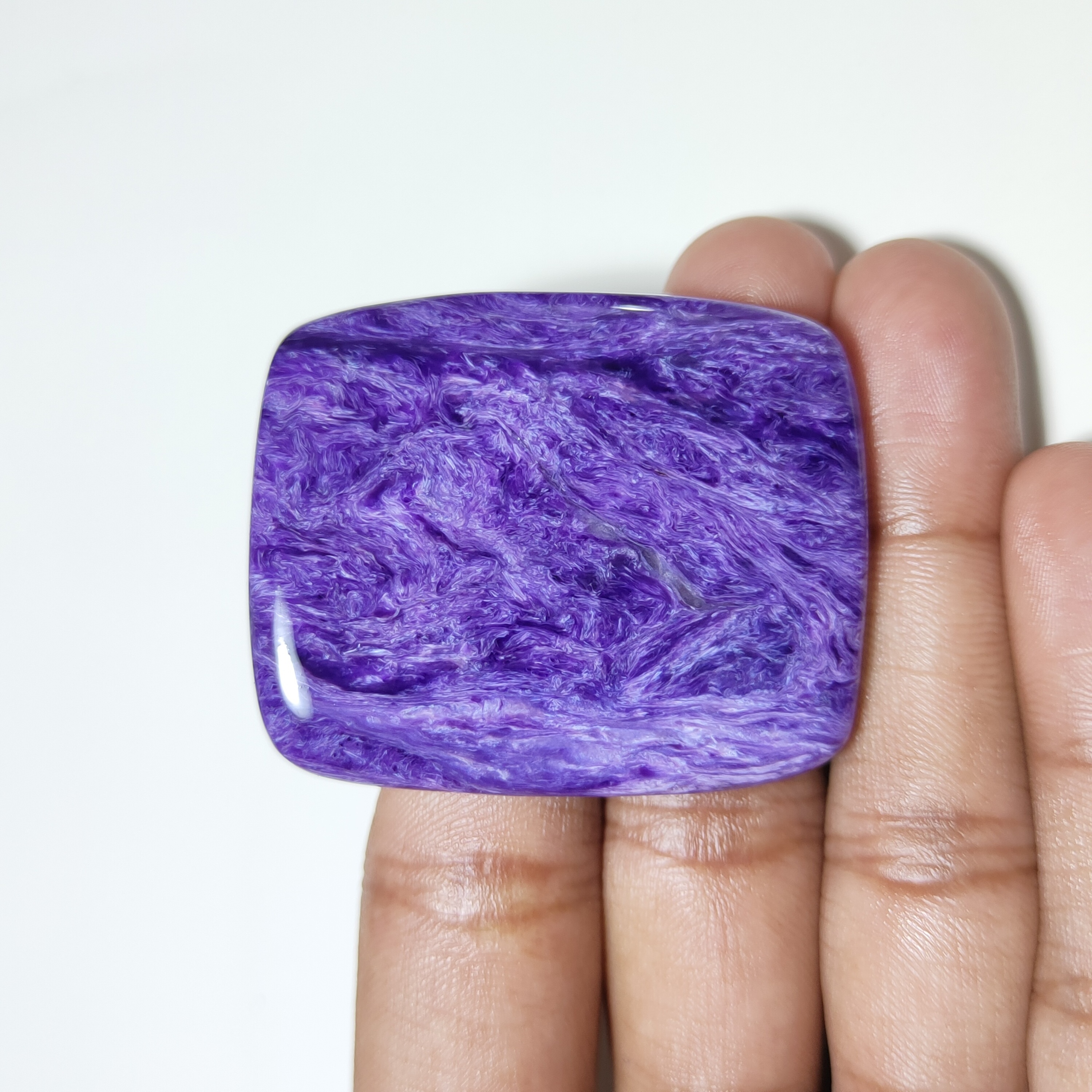 Top Grade Charoite Cabochon Wholesale Charoite Gemstone in Bulk Gemstone at Factory Prices 100%Natural Charoite Cabochon