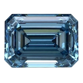 New Vivid Blue Lab Grown Diamond 0.1ct to 10ct VVS IGI GIA Certified Emerald Cut Fancy Shape HPHT Loose Diamonds Custom Order