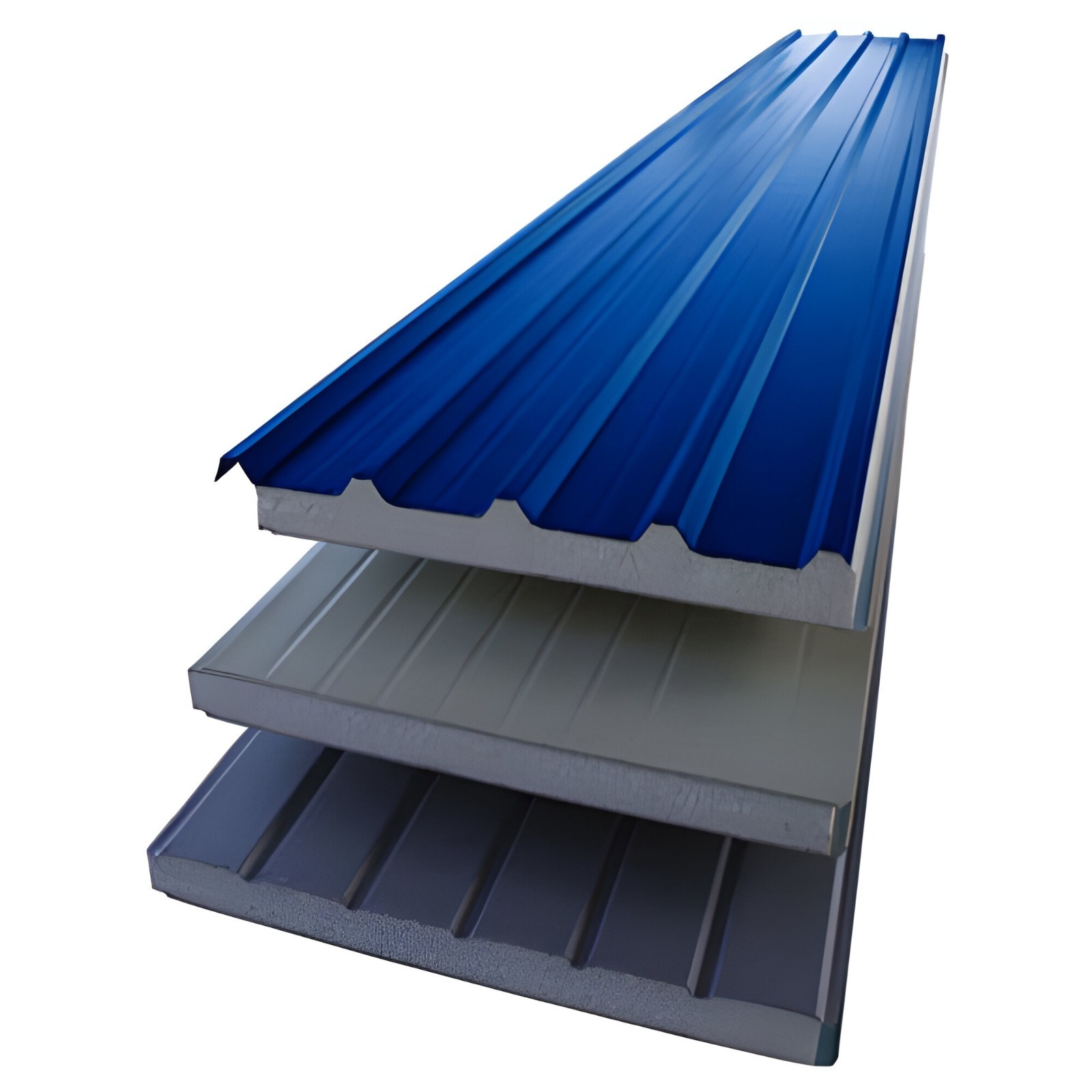 Structural Insulated Roof 80 mm Thick Puff Metal Siding Panels Roof Sheet Sandwich Puff Panel for Industrial Use