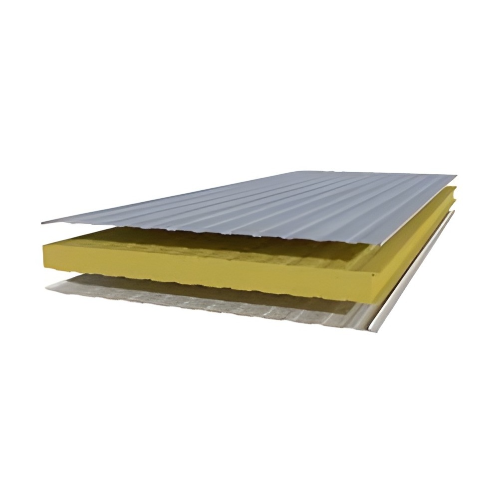 Structural Insulated Roof 80 mm Thick Puff Metal Siding Panels Roof Sheet Sandwich Puff Panel for Industrial Use