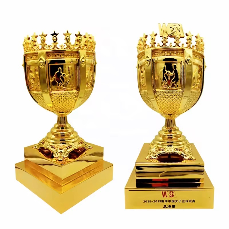 Promotional Gift Custom Gold 3d Metal Award Trophy Most Precious & Durable Beautiful Flower Structured Crystal & Colored Trophy