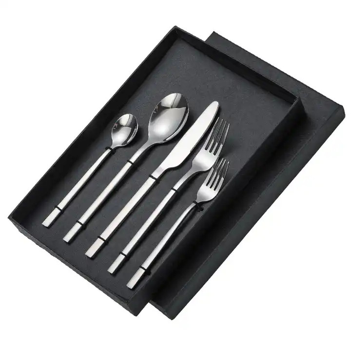 Bulk Luxury Gold Stainless Steel Cutlery Set Matte Gold Fork Spoon Knife Flatware 4pcs Golden Cutlery Set