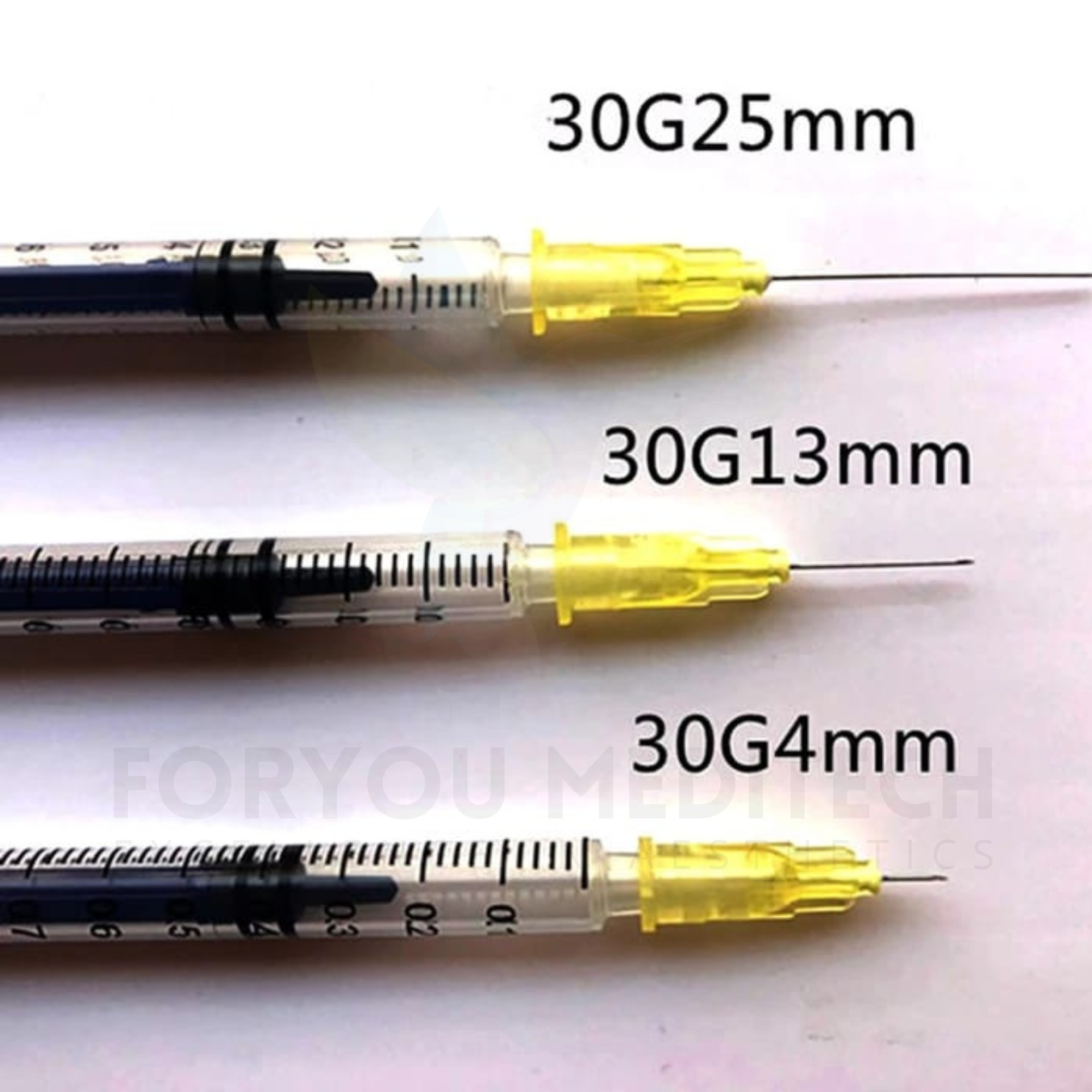 Mesotherapy Hypodermic Meso Needle 30g 13mm 4mm 25mm needle for derma filler Injection Beauty Disposables Cartridges