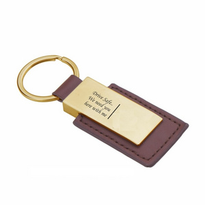 Indian Manufacturer Premium Leather Keychain for Car and Bike Accessories with Personalized Logo Available at Export