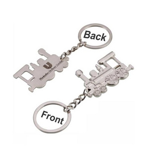 Factory Supply Handmade Train Metal Keychain for Car and Bike Accessories from Indian Manufacturer