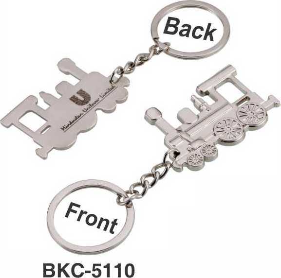 Factory Supply Handmade Train Metal Keychain for Car and Bike Accessories from Indian Manufacturer