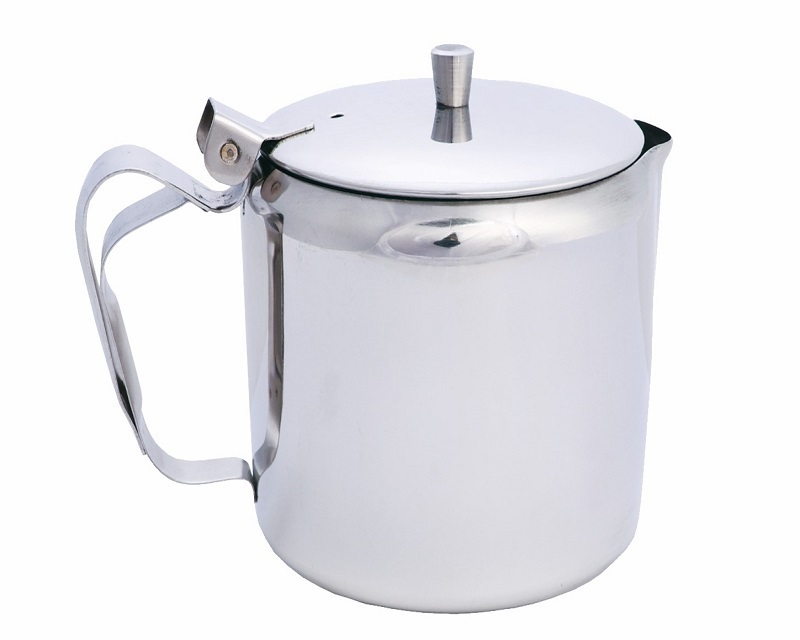 Stainless Steel Teapot, Stovetop Coffee Pot Tea Kettle Cold Water Jug Water Pitcher Stovetop Tea Maker with Short Spout for Coff