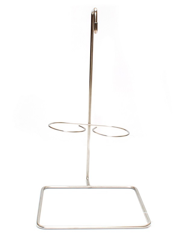 Stainless Steel Skewer Holder with Support With skewer green Steel available with and without support Made In India