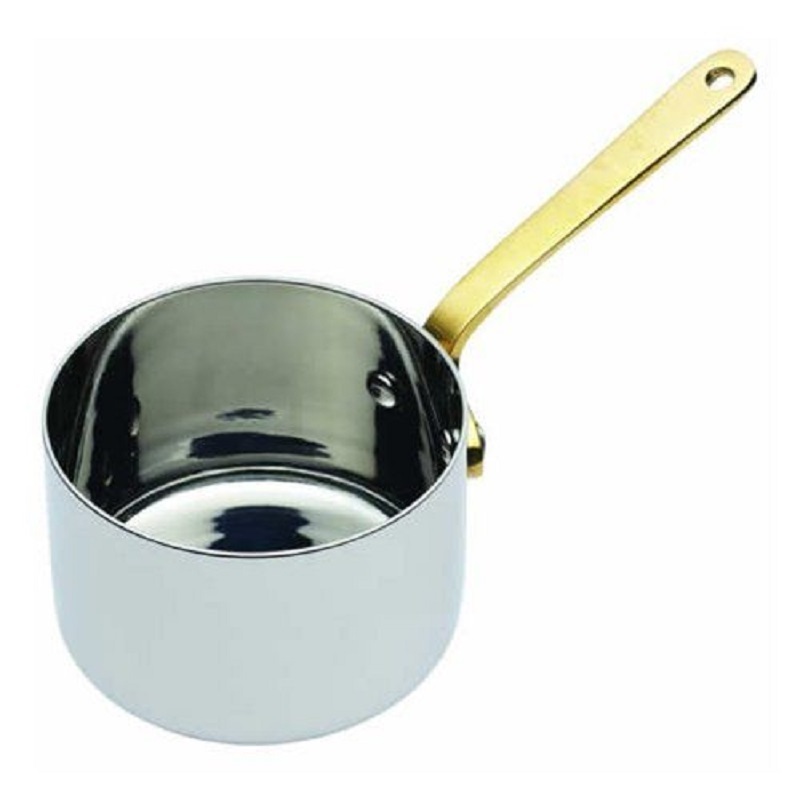 Stainless Steel Premium Quality Food Grade Bright Finish Superior Strength Professional Range Stainless Steel Saucepan With Bras