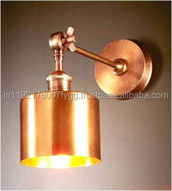 High Quality Modern Copper Led Wall Lamp Outdoor Brass Outside Lighting Wall Mounted Outdoor For Hotel Garden Corridor