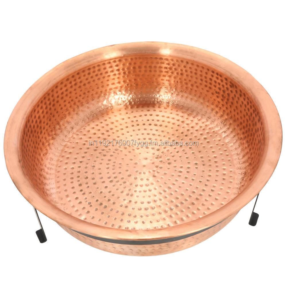 Copper Fire Pit Copper Metal Hammered Fire Pit Barbecue Grill Outdoor Garden Fire Pit