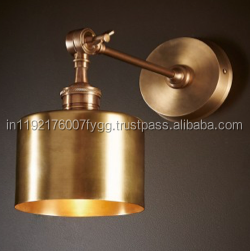 High Quality Modern Copper Led Wall Lamp Outdoor Brass Outside Lighting Wall Mounted Outdoor For Hotel Garden Corridor