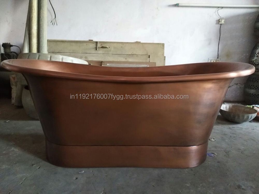 antique copper dark bath tub for bathroom metal rustic Bathtub Antique Soaking Copper Bathtub Luxury Copper Bathtub