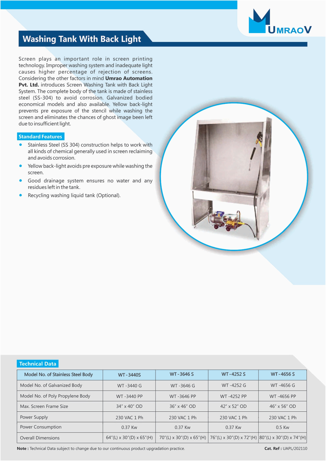 Buy Premium Quality Wash Booth with Top Garde Material Made For  Screen Printing Uses Equipment By Exporters