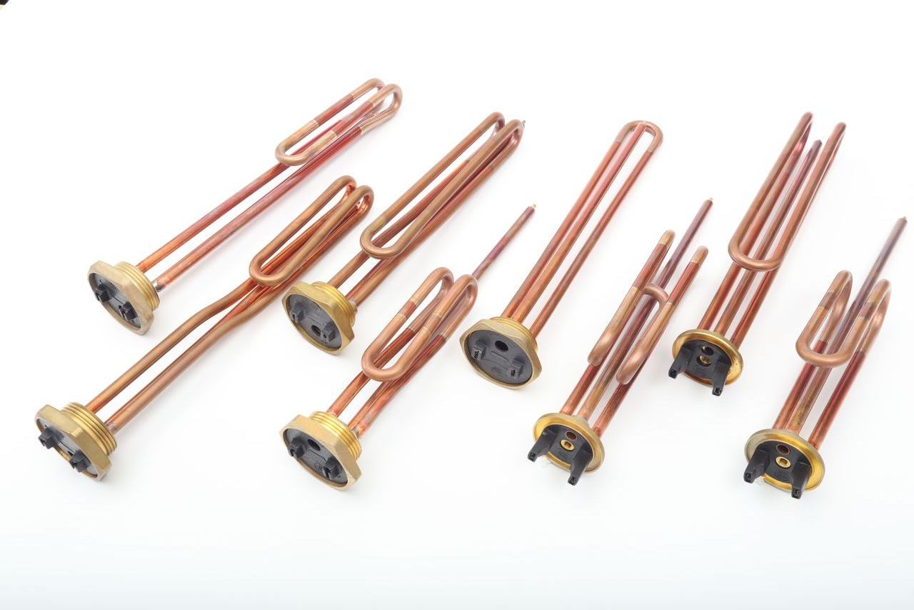 Copper Stainless Steel Electric Water Boiler Heating Element With Thermostat double safety features brass flange