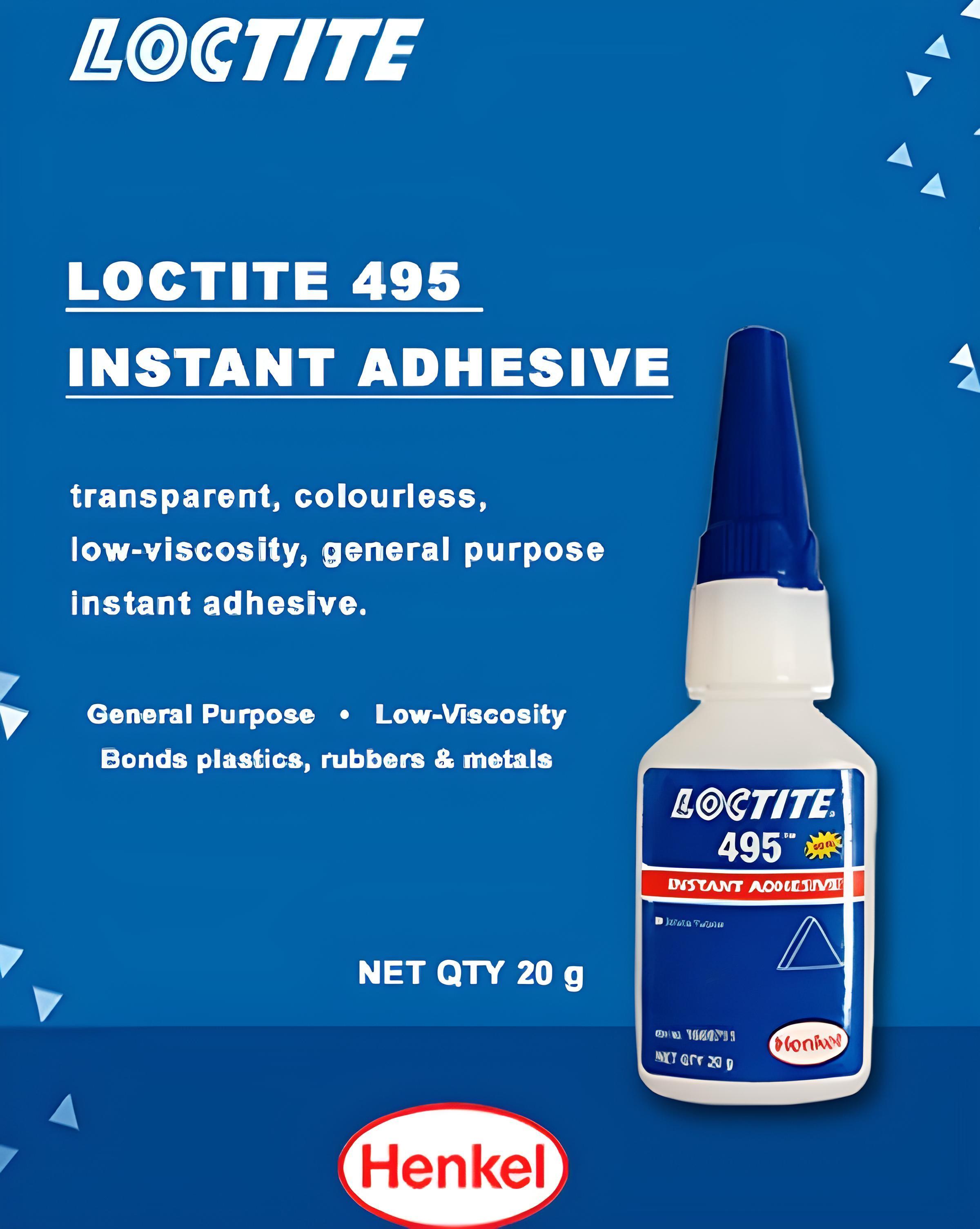 Loctite 495 Instant Adhesive 20gm Glue Adhesive Lock Tight Glue Threadlocke