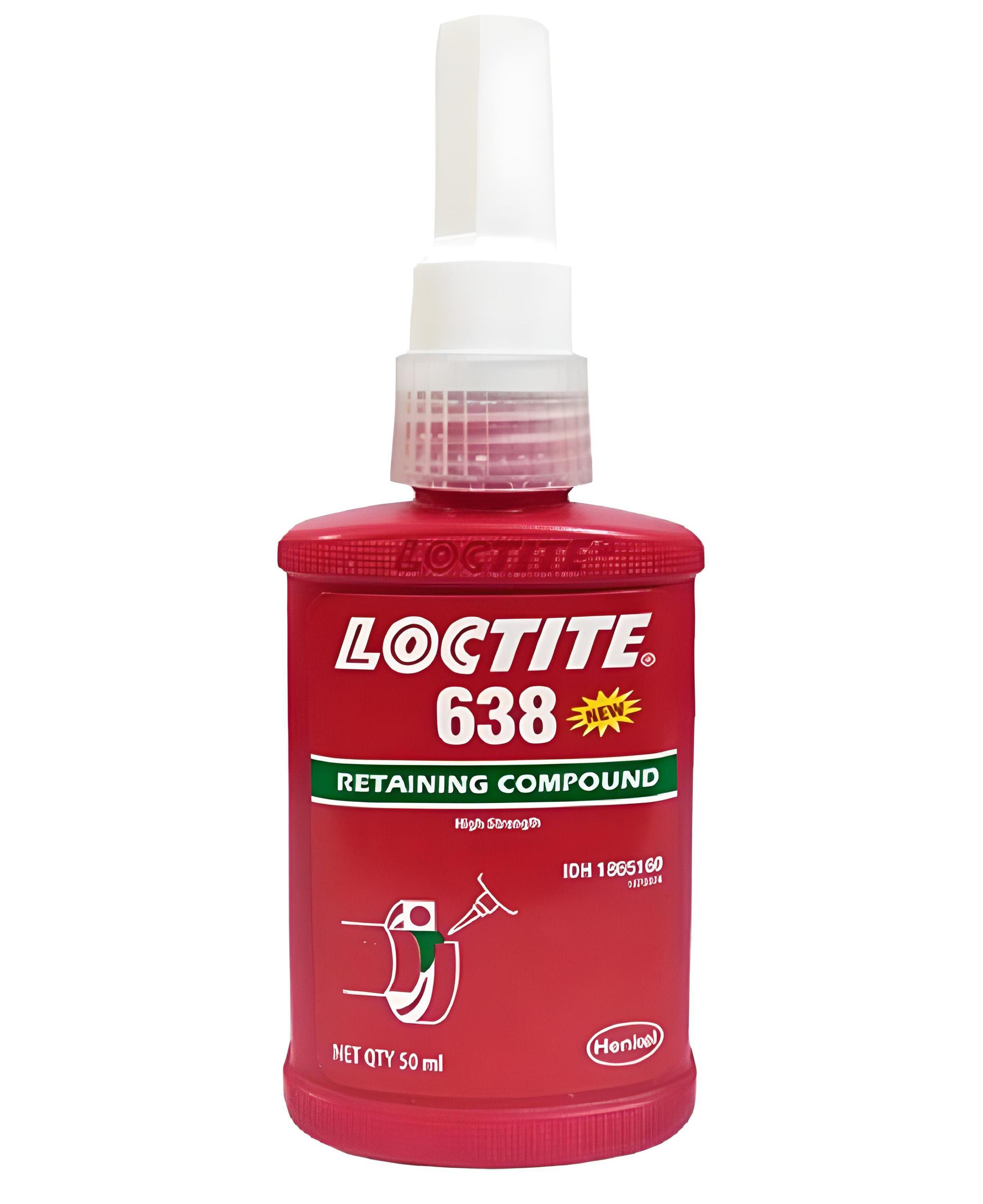 638 High Strength Retaining Compound Easy Disassembly Suitable for All Metal Threaded Assemblies - Glue 50 ML