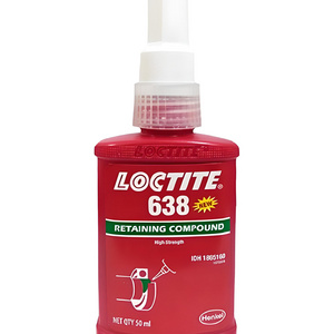 638 High Strength Retaining Compound Easy Disassembly Suitable for All Metal Threaded Assemblies - Glue 50 ML