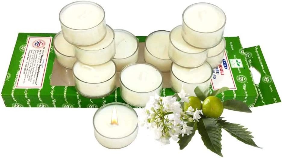 Shrinivas Sugandhalaya(BNG) LLP Satya Patchouli Perfumed T-Lite Candles