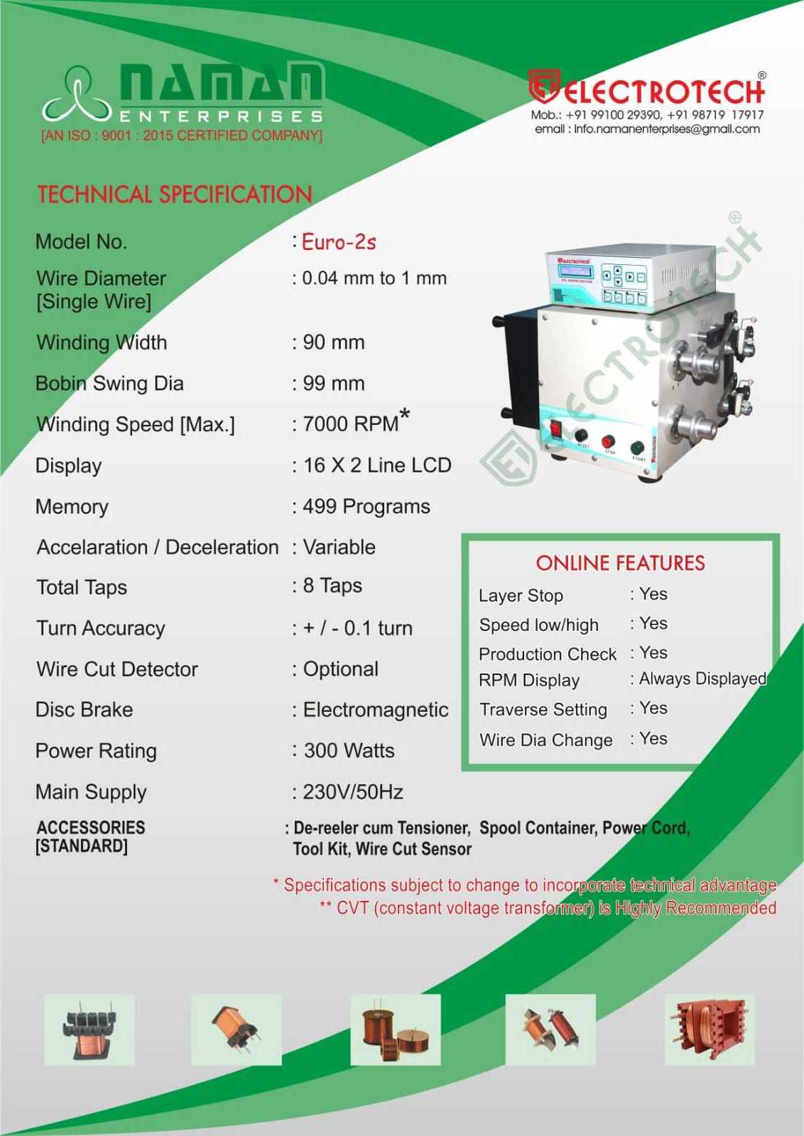 Cnc Coil Winding Machine Double Spindle For Making Transformer Coil Transformer Winding Machine