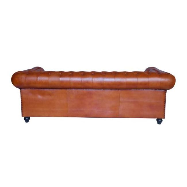 Sofas Modern Living Room Furniture Floor MADE in INDIA Home HOT SALES Leather Furniture Chesterfield Sofa GENUINE Leather