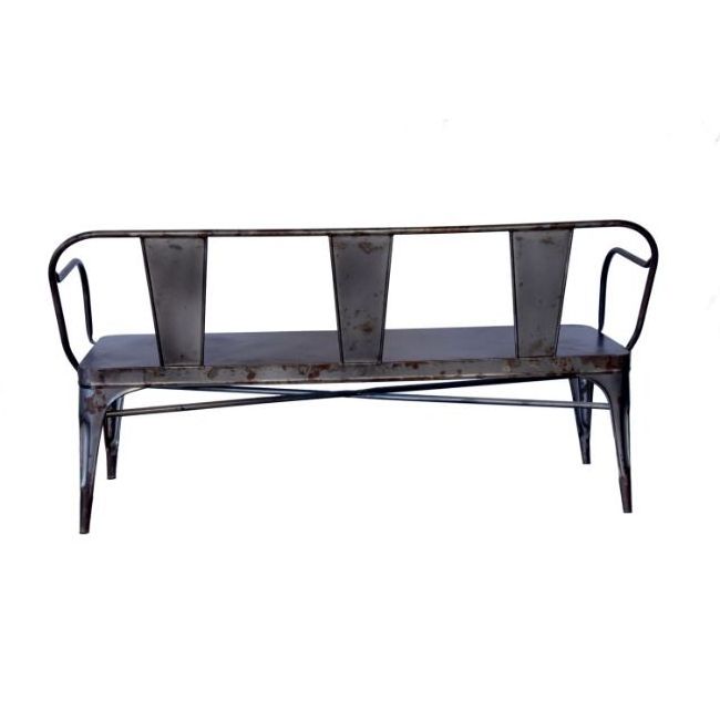 Factory Bench Garden Chair Industrial IRON Price Outdoor Patio Bench Outdoor Furniture Metal High Grade Patio Bench Modern