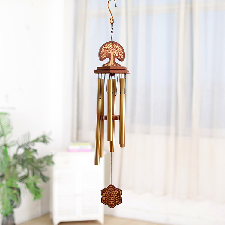 Heavy Deep Tone Sound 32 Inch Memorial Loss Loved One Life Tree Wind Chimes wall decorations for home