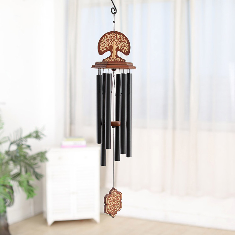 Heavy Deep Tone Sound 32 Inch Memorial Loss Loved One Life Tree Wind Chimes wall decorations for home