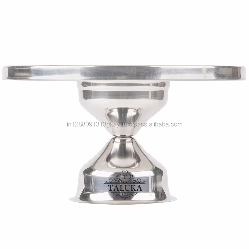 Wholesale supplier non-revolving baking stainless steel cake stand