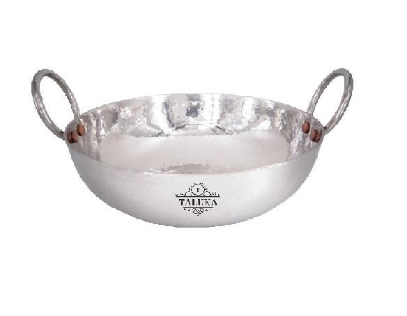 Wholesale Supplier Kadai Hammered Cooking Serving Stainless Steel Wok